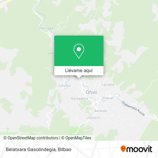 Mapa Belatxara Gasolindegia