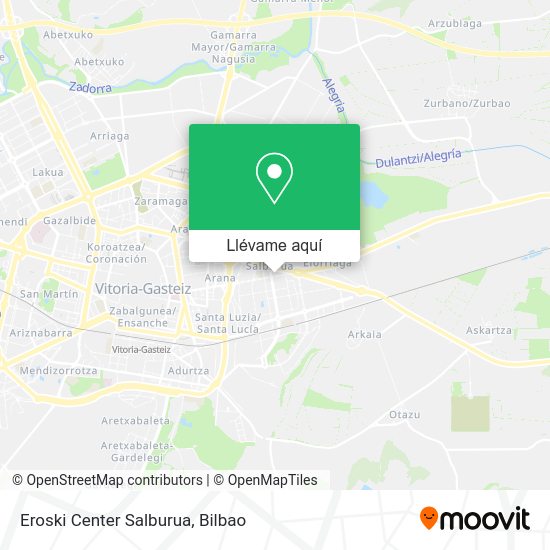 Mapa Eroski Center Salburua