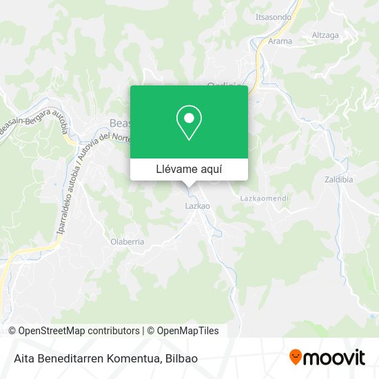 Mapa Aita Beneditarren Komentua