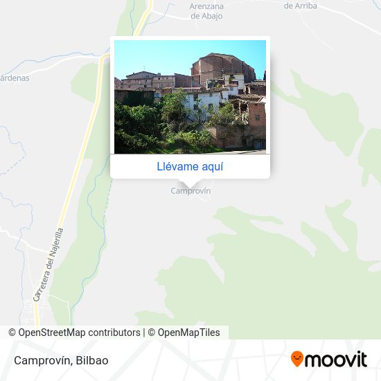 Mapa Camprovín