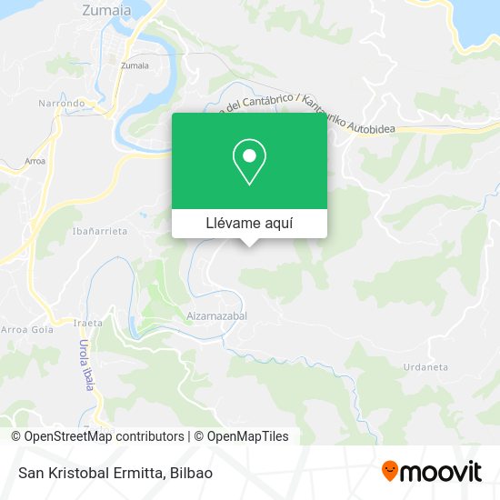 Mapa San Kristobal Ermitta