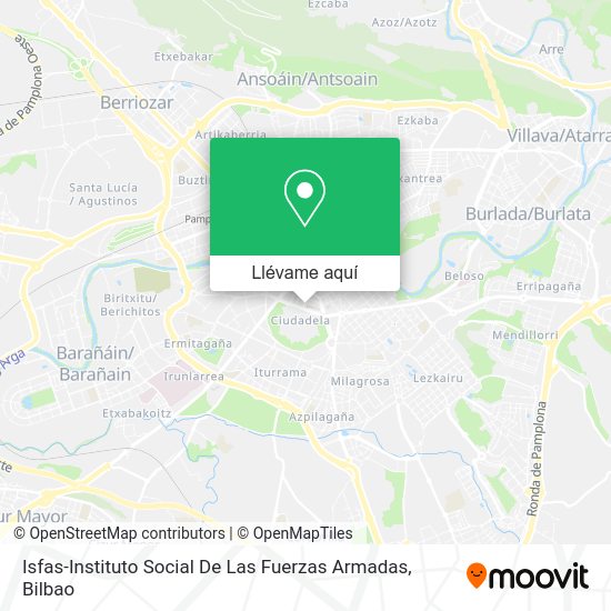 Mapa Isfas-Instituto Social De Las Fuerzas Armadas