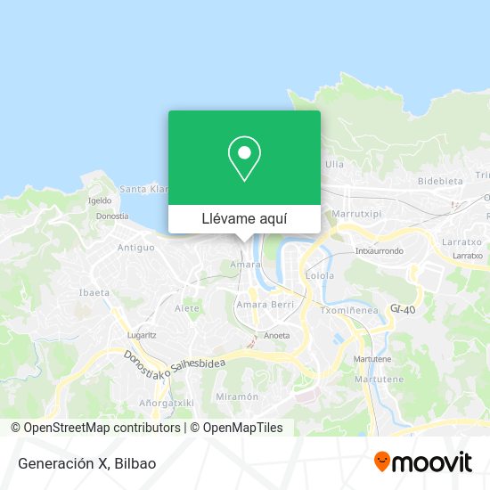Mapa Generación X