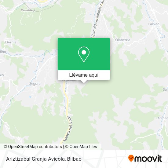 Mapa Ariztizabal Granja Avicola