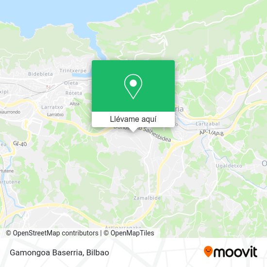 Mapa Gamongoa Baserria