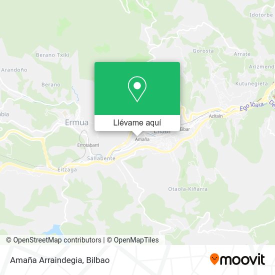 Mapa Amaña Arraindegia