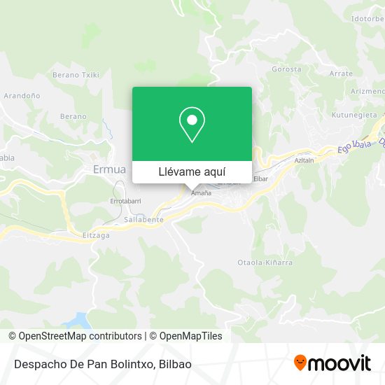 Mapa Despacho De Pan Bolintxo