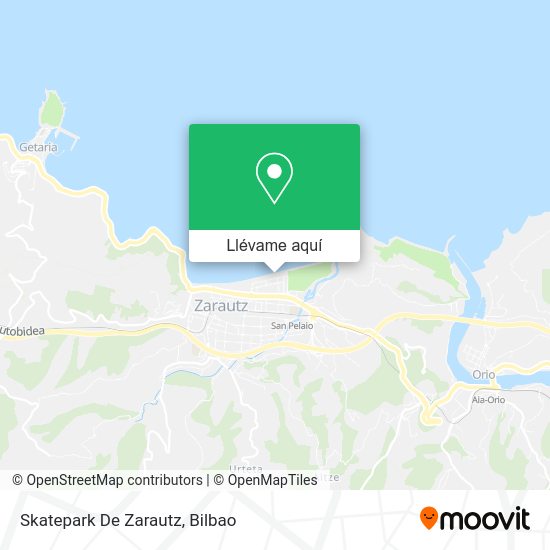 Mapa Skatepark De Zarautz