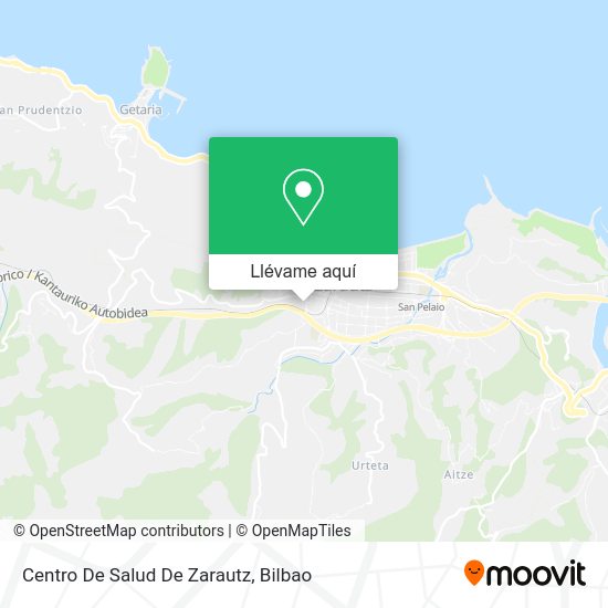 Mapa Centro De Salud De Zarautz