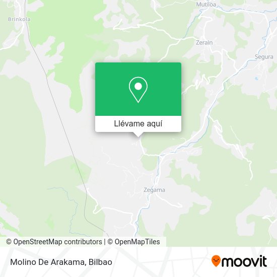 Mapa Molino De Arakama