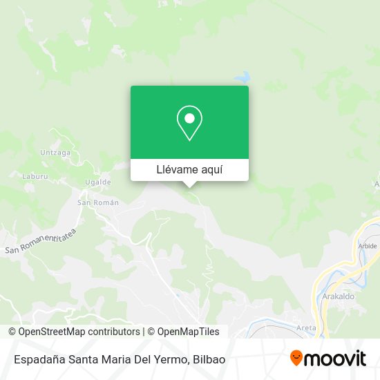 Mapa Espadaña Santa Maria Del Yermo