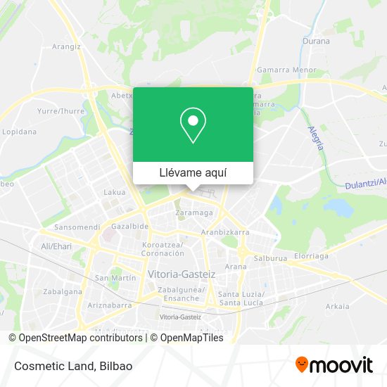 Mapa Cosmetic Land