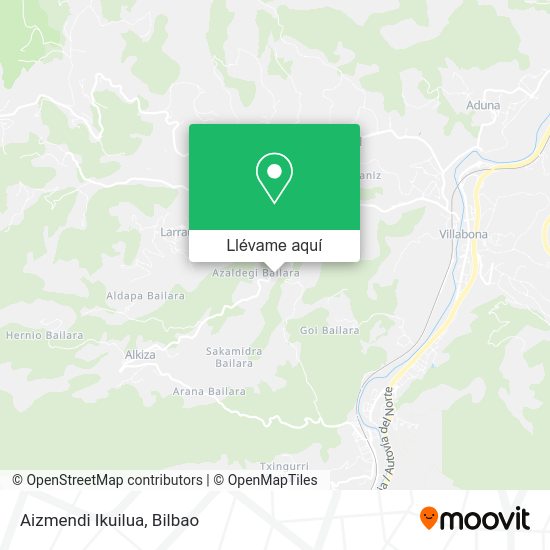 Mapa Aizmendi Ikuilua