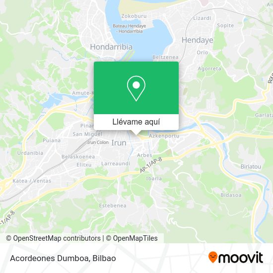 Mapa Acordeones Dumboa