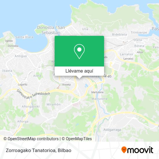 Mapa Zorroagako Tanatorioa
