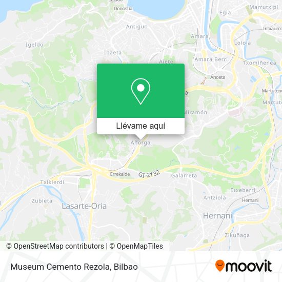 Mapa Museum Cemento Rezola