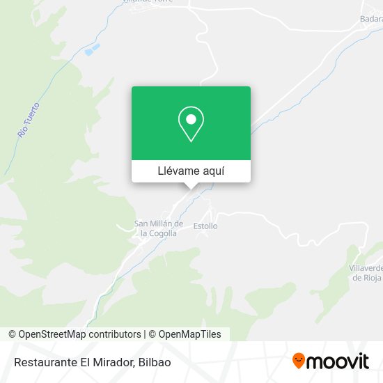 Mapa Restaurante El Mirador