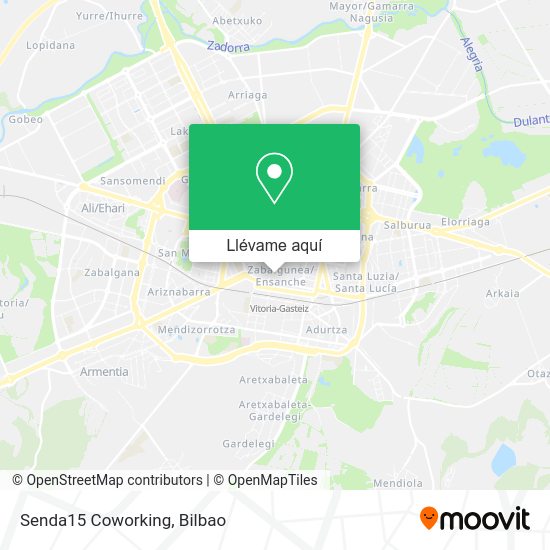 Mapa Senda15 Coworking
