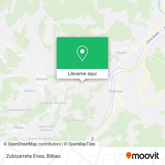 Mapa Zubizarreta Enea