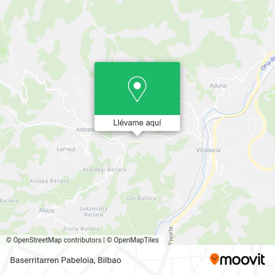 Mapa Baserritarren Pabeloia