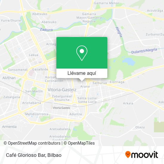 Mapa Café Glorioso Bar
