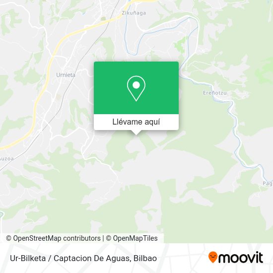 Mapa Ur-Bilketa / Captacion De Aguas