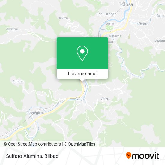 Mapa Sulfato Alumina