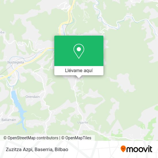 Mapa Zuzitza Azpi, Baserria