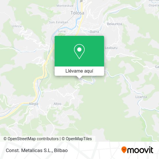 Mapa Const. Metalicas S.L.