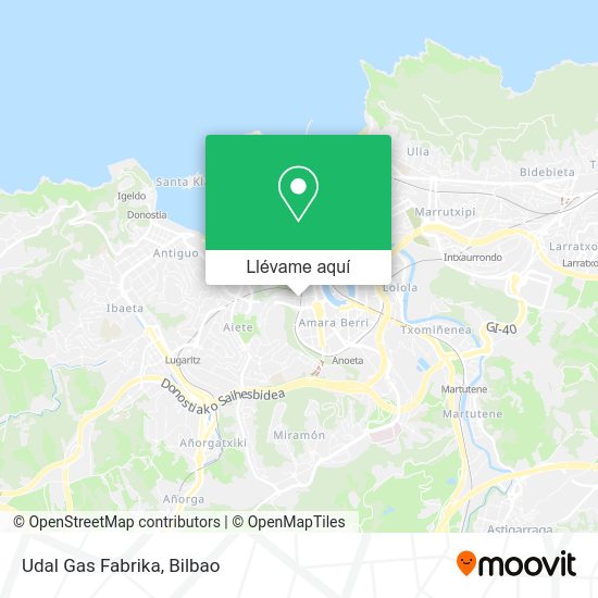 Mapa Udal Gas Fabrika
