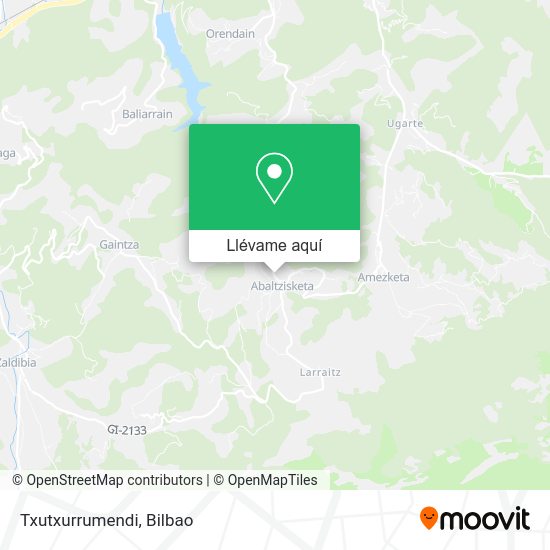 Mapa Txutxurrumendi