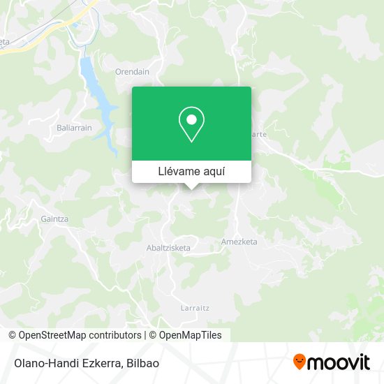 Mapa Olano-Handi Ezkerra