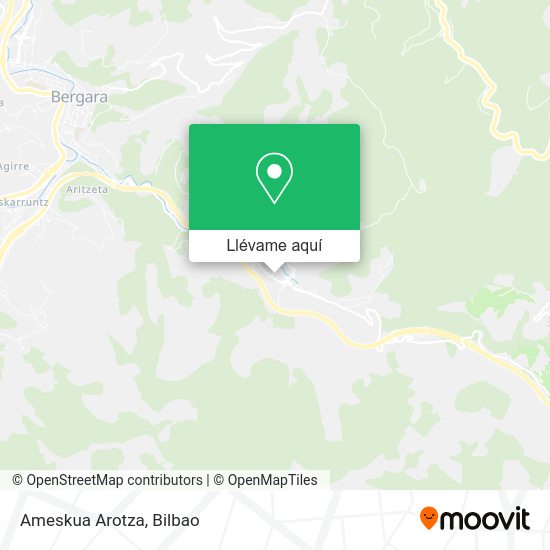 Mapa Ameskua Arotza