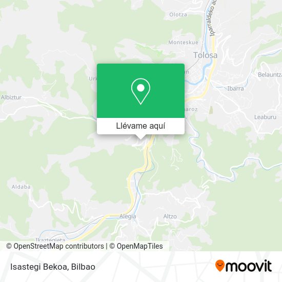 Mapa Isastegi Bekoa