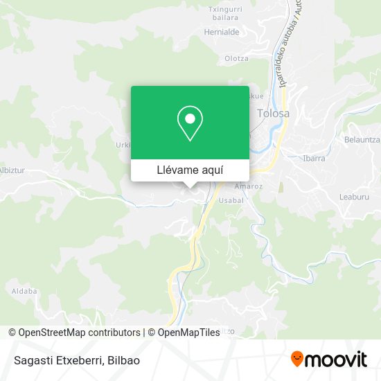 Mapa Sagasti Etxeberri