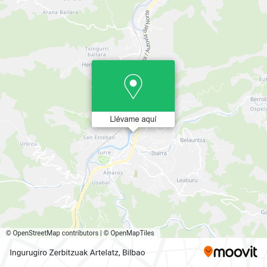 Mapa Ingurugiro Zerbitzuak Artelatz