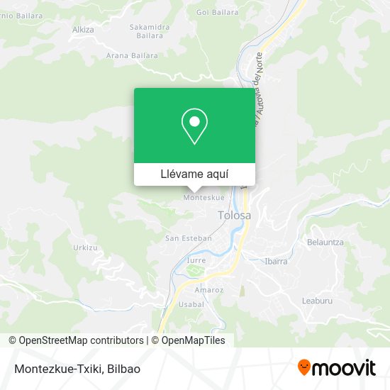 Mapa Montezkue-Txiki