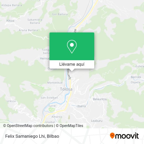 Mapa Felix Samaniego Lhi
