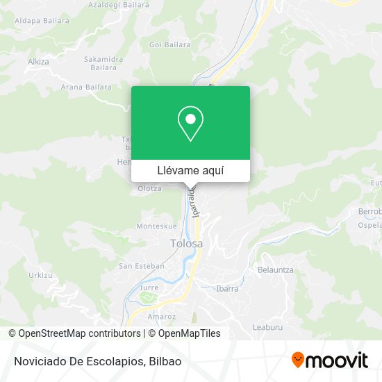 Mapa Noviciado De Escolapios