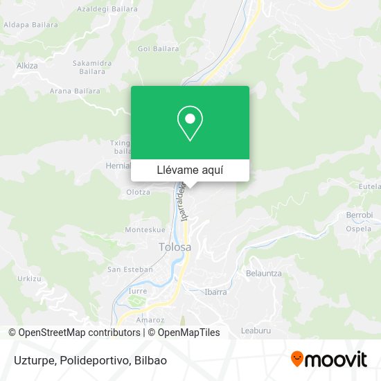 Mapa Uzturpe, Polideportivo