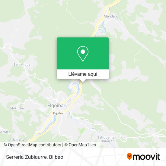 Mapa Serreria Zubiaurre