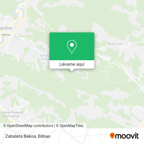 Mapa Zabaleta Bekoa