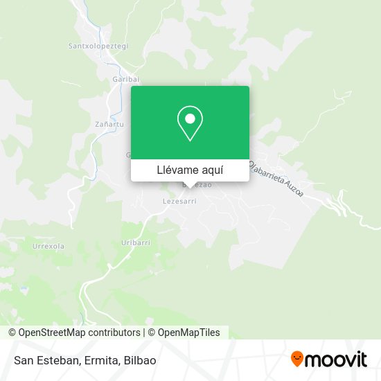 Mapa San Esteban, Ermita