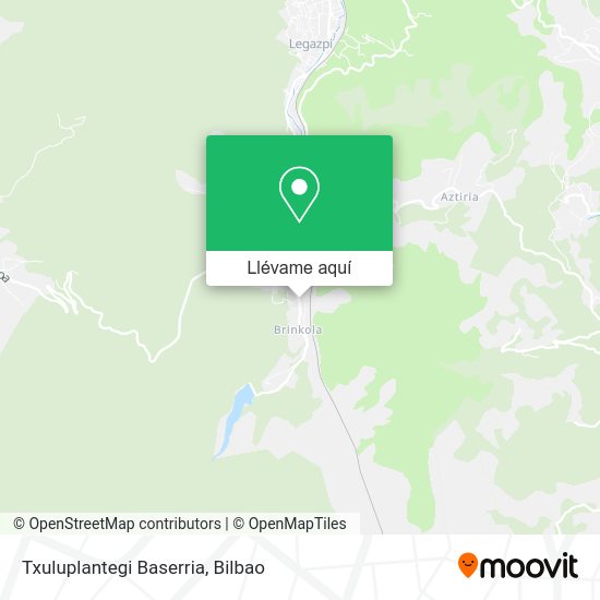 Mapa Txuluplantegi Baserria