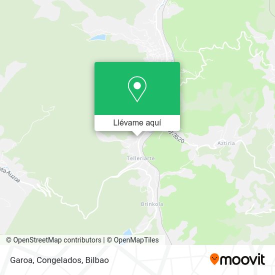 Mapa Garoa, Congelados
