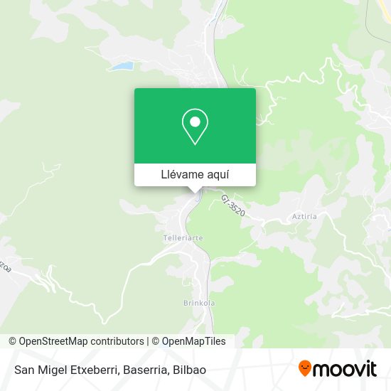 Mapa San Migel Etxeberri, Baserria