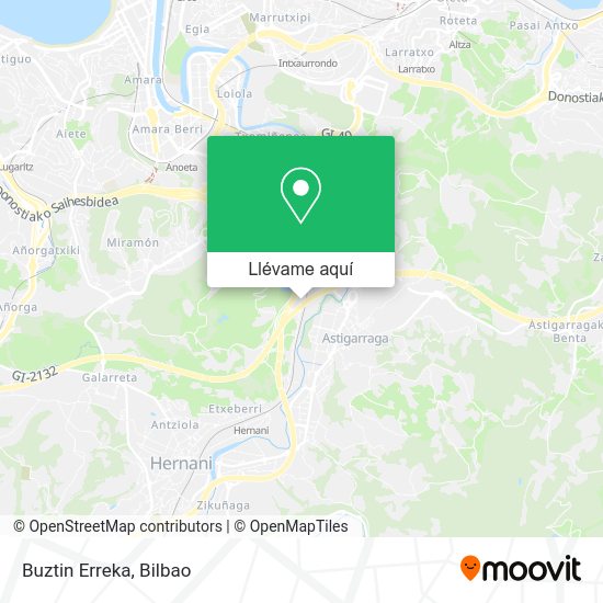 Mapa Buztin Erreka