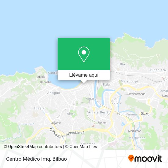 Mapa Centro Médico Imq