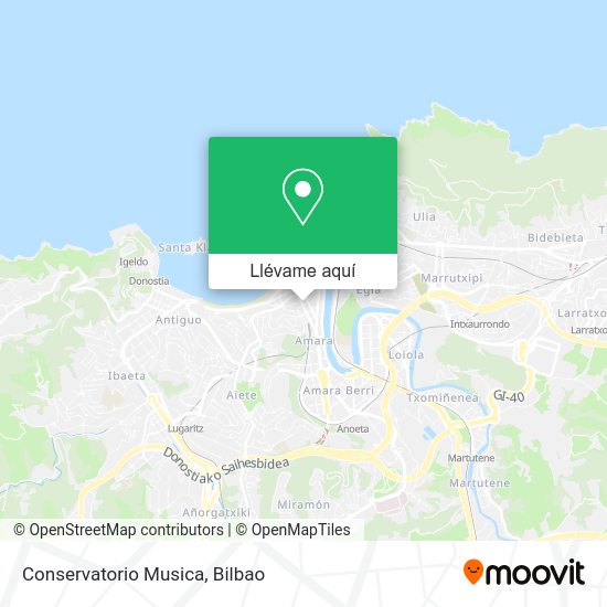 Mapa Conservatorio Musica