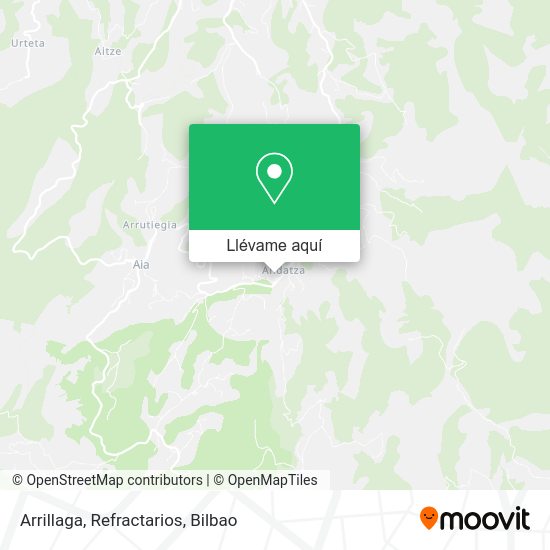 Mapa Arrillaga, Refractarios